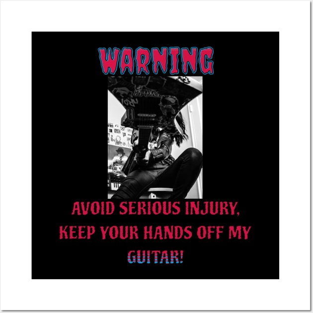 warning music meme Wall Art by Out of the world